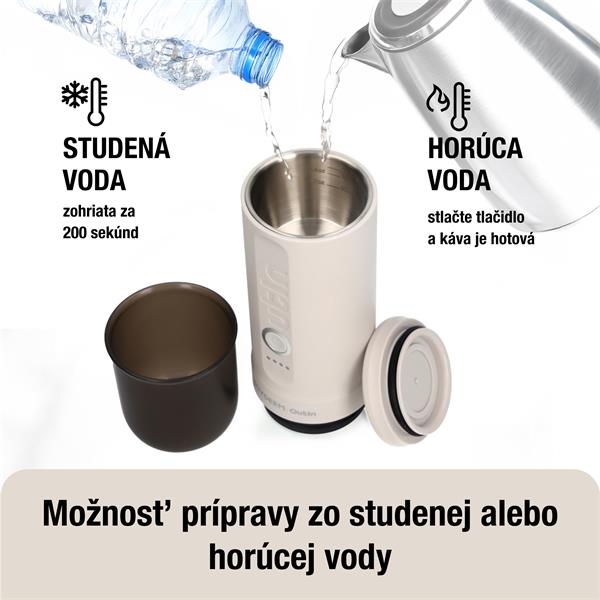 BUYDEEM OTEM-01-OW (OUTIN) prenosný nano espresso kávovar, biely 