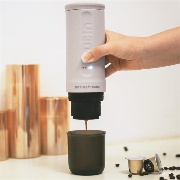 BUYDEEM OTEM-01-OW (OUTIN) prenosný nano espresso kávovar, biely 