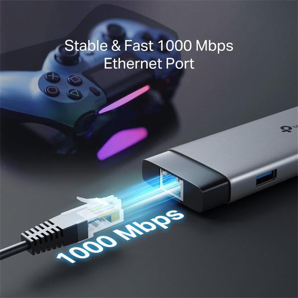 USB Type-C 9-Port Hub
SPEC: 1 × USB-C Connector,1 × HDMI 4K 60Hz Port,1 × USB-C PD 100W Port,1 × RJ45 1000Mbps Port,1 × 