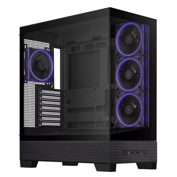 ASUS A31 PLUS TG ARGB BLACK skrinka ATX čierna 4x ARGB fan 