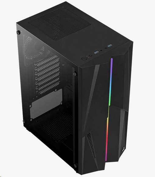 PRESTIGIO Gamer, Ryzen 5 7600, RX7800XT/16GB, 32GB DDR5, SSD 1TB, WIFI, FDOS 