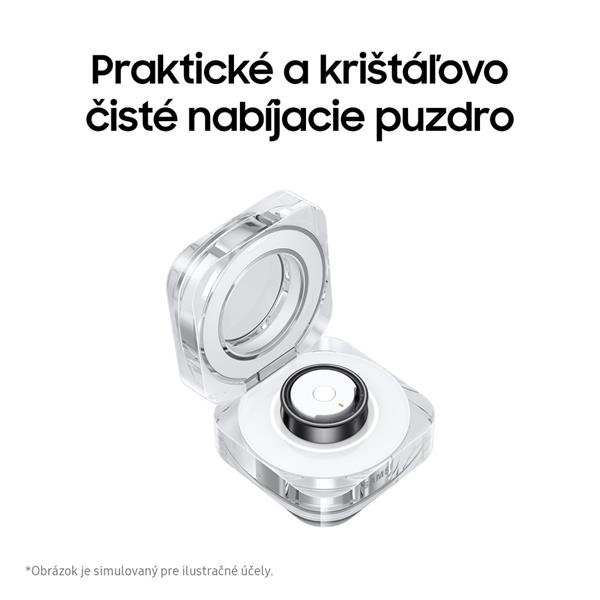 Samsung Galaxy Ring, čierny titán, veľkosť 14 