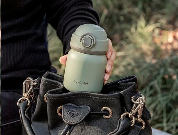 BUYDEEM Nerezová termoska 200 ml, model TAN200, farba  zelená 