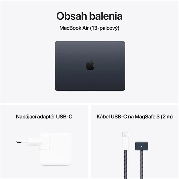 MacBook Air 13" Apple M4 10C CPU 8C GPU 16GB 256GB Midnight SK 