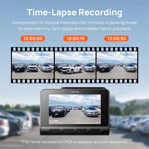 70mai 4K A810 Dash cam + backup camera RC12 