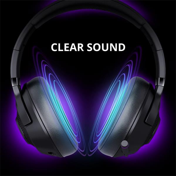 Lorgar Noah 702, herny headset 3v1 - BT 5.3 + WiFi + 3.5mm jack , skladací dizajn, 1000 mAh vysokokapacitný akumulátor 