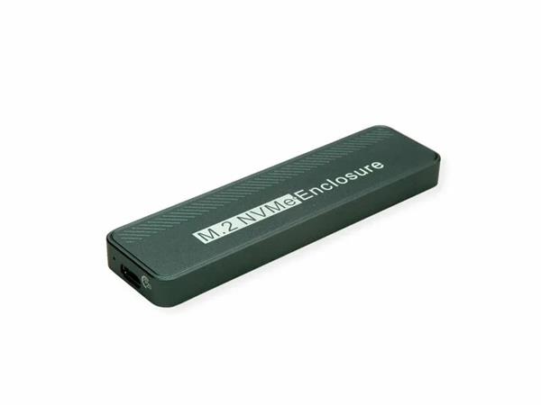Value Externý box  Adaptér USB 3.2 Gen 2x2 Typ C na NVMe M.2 SSD HDD (M-key), 20Gbps, čierny 