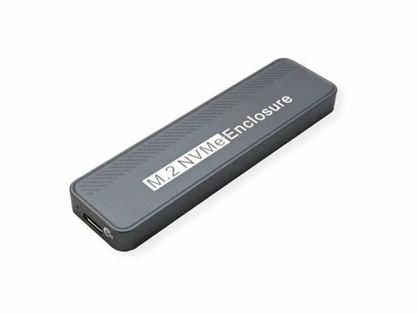 Value Externý box  Adaptér USB 3.2 Gen 2x2 Typ C na NVMe M.2 SSD HDD (M-key), 20Gbps, čierny 