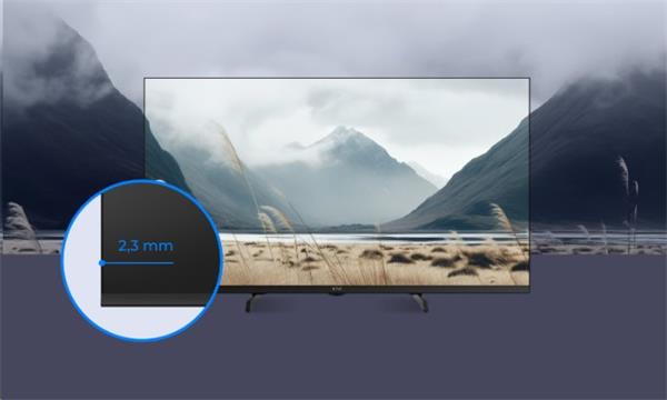 KIVI TV 50U720QB, PRIME  E5 QLED, 50", UHD, SMART, Google TV, 2025, Vyrobené v CZ, Čierna   