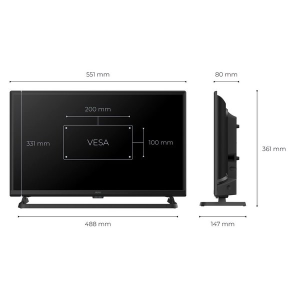 KIVI TV 24H710QB, 24",  