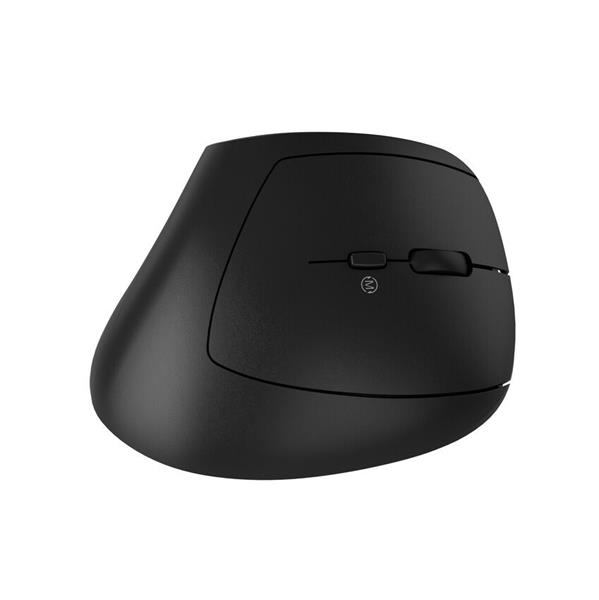 Canyon MW-25, 2v1 vertikálna bezdrôtová optická myš, BT/ 2.4 GHz , 2400 dpi, LED indikácia, 1xAA batéria, čierna 