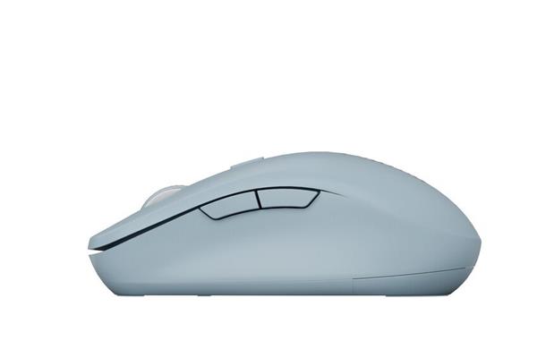 Canyon MW-12, 2v1 bezdrôtová optická myš Bluetooth / 2.4 GHz, tichá, 6 tlačidiel, 800/1200/1600/2400 DPI, modrá 