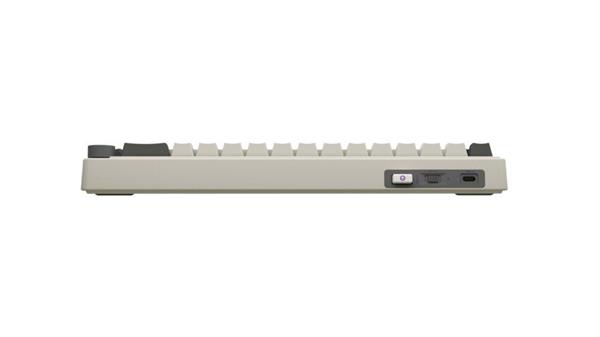 Lorgar KBP70MW, Profi bezdrôtová mechanická herná klávesnica, Wireless 2.4 GHz/ BT 5.0/káblová, US layout, béžová 