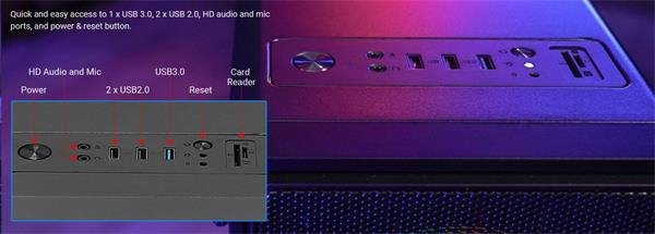 PRESTIGIO Gamer, i7-14700KF, RTX5070/12GB, 32GB DDR5, SSD 1TB, WIFI, CR, FDOS 