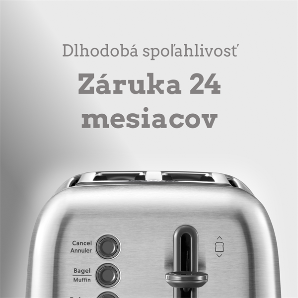 BUYDEEM 2-plátkový hriankovač, model DT620E, farba nerezová oceľ, EU 