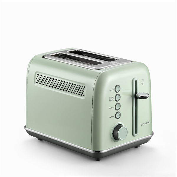 BUYDEEM Hriankovač na 2 plátky, model DT620E, farba zelená, EU 