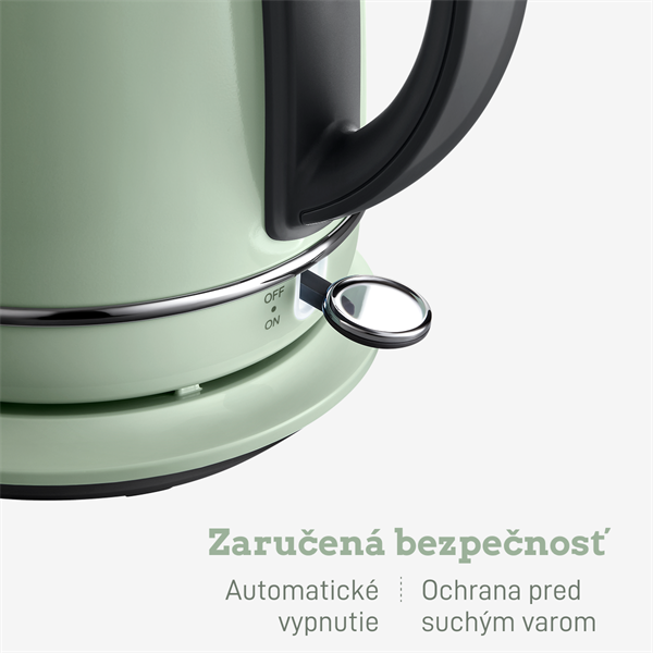 BUYDEEM Varná kanvica, model K640, farba  zelená, EU 