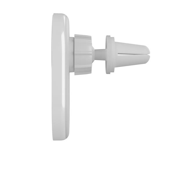 Canyon On Grip 105, bezdrôtová autonabíjačka, magnetické uchytenie mobilu, 15W, 1x USB-C 20W. biela 