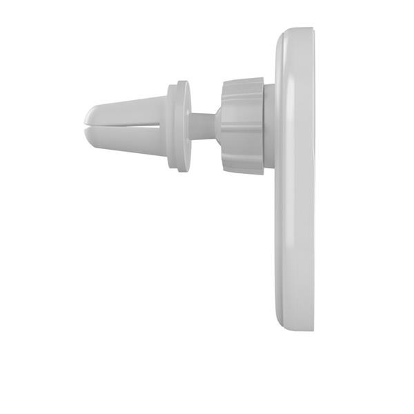 Canyon On Grip 105, bezdrôtová autonabíjačka, magnetické uchytenie mobilu, 15W, 1x USB-C 20W. biela 