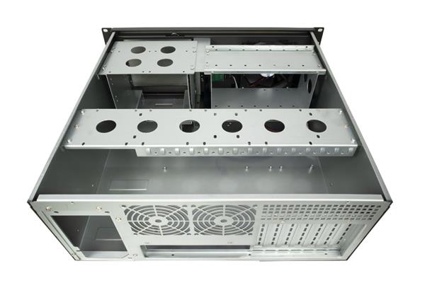 1stCOOL IPC-4U-450 Rackmount 19" IPC 4U/485mm case, čierna 