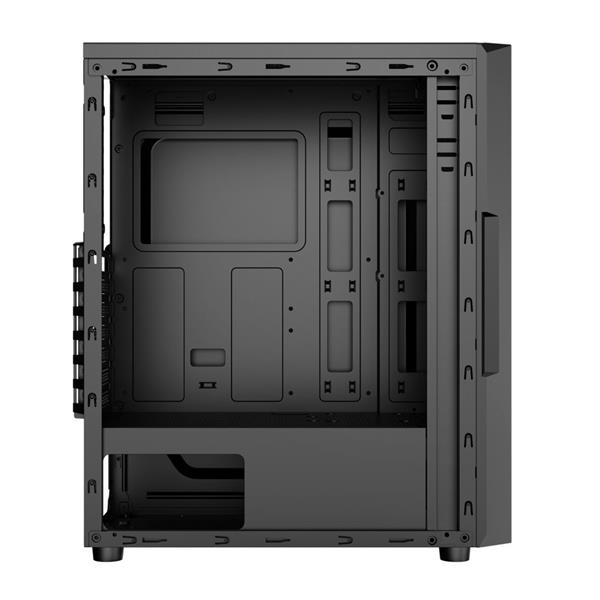1stCOOL MONSTER EVO, skrinka ATX, 2x RGB ventilátor, USB3.0, čierna 
