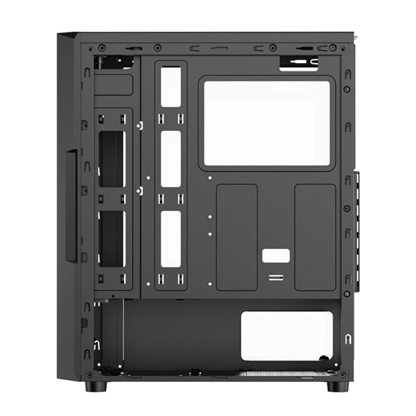 1stCOOL MONSTER EVO, skrinka ATX, 2x RGB ventilátor, USB3.0, čierna 