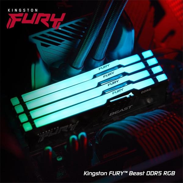 DDR 5....        64GB . 5600MHz. CL40 FURY Beast Black RGB Kingston XMP/EXPO  