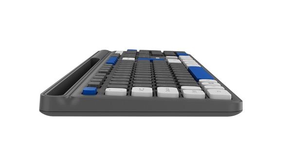 Canyon HKB-W03 bezdrôtová klávesnica 2.4GHz, plnohodnotná veľkosť, 105 kláv., 11 multim,, 1x AAA bat, SK/CZ, béžová  