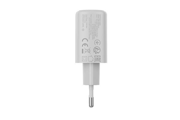 Canyon OnCharge 250, univerzálna nabíjačka do steny, 1x USB-C, PD 25W, biela 