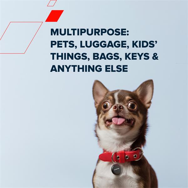 Canyon OnTag 1, antilost tracker, pracuje s appkou Apple Find My Network, Apple certifikovaný, čierny 