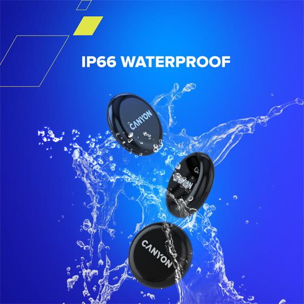 Canyon OnTag 1, antilost tracker, pracuje s appkou Apple Find My Network, Apple certifikovaný, biely 