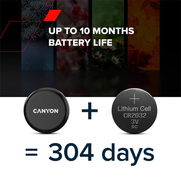 Canyon OnTag 1, antilost tracker, pracuje s appkou Apple Find My Network, Apple certifikovaný, biely 