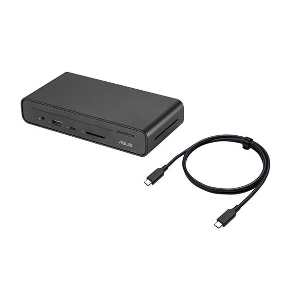 ASUS dock DC301 - Triple Display USB-C Dock - dobíja notebook max.90W 