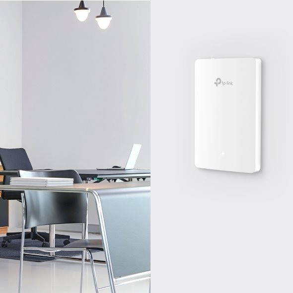 AX1800 Wall-Plate Dual-Band Wi-Fi 6 Access Point  PORT:  Uplink: 1× Gigabit RJ45 Port; Downlink: 3× Gigabit RJ45 Port  S 