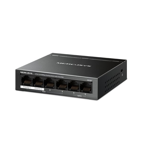 NV Version is suitabe for customers who"s voltage input is between 220V-240V,6-Port 10/100 Mbps Desktop Switch with 4-Po 