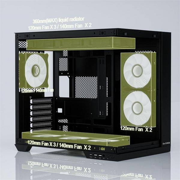 1stCOOL CubeTower DREAMER, skrinka ATX, USB3.0, USB-C, čierna 