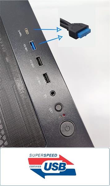 1stCOOL G6 Noble Wood Decor TS, skrinka ATX, USB3.0, USB-C, priehľadnná bočnica 
