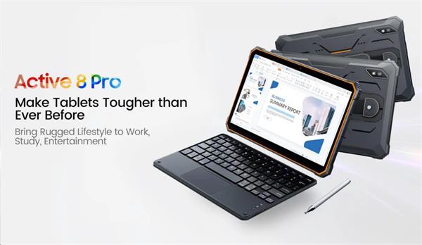 Blackview Active 8 Pro Rugged Tab 8GB/256GB, 10,36" FHD IPS MT6878 Octa-core, 16/48 MP,  22000 mA, oranžový 