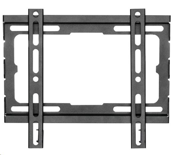 KIVI TV fixný nástenný držiak, VESA max 200x200 , 23" - 43", max 45 kg, čierny 