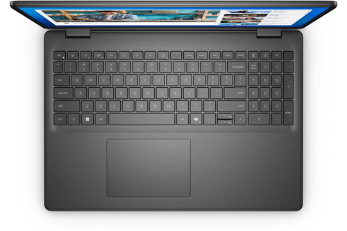 Dell 16 DC16250/C5-120U/8GB/512GB SSD/16" FHD+/Integrated/FgrPr/3 Cell/65W/WLAN/Backlit Kb/W11 Pro/3Y ProSpt 