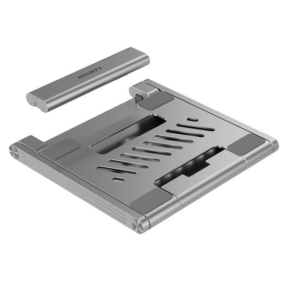 Canyon OnStand 2, Stojan na notebook s odnímateľným magnetickým hubom 6v1 