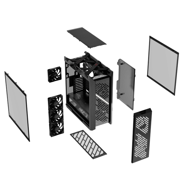 ASUS ROG STRIX HELIOS II GX601S BLACK skrinka E-ATX 