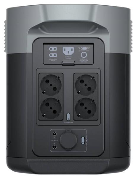 EcoFlow DELTA 2 Max bateriové stanice,  kapacita 2048 Wh,  výkon 2400 W,  druhá generace 