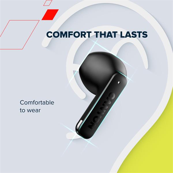 Canyon OnGo 13, TWS BT 5.4 slúchadlá do uší, USB-C nabíjanie, nabíjacia stanica, kompaktné, nízka hmotnosť, biele 