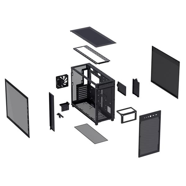 ASUS PRIME AP303 TG BLACK skrinka ATX čierna 