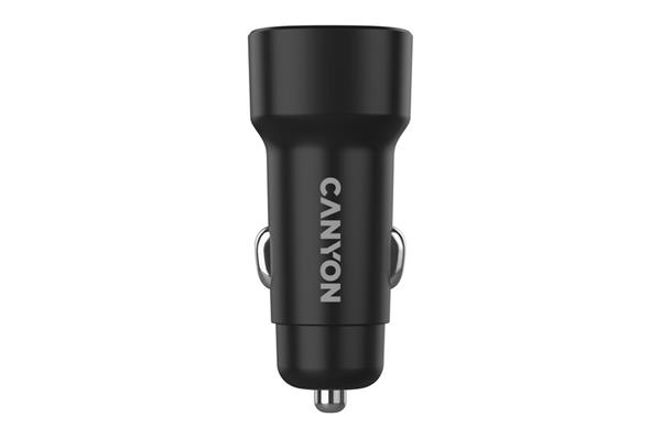 Canyon OnDrive 24, univerzálna autonabíjačka, 2x USB-A, výkon 24 W 