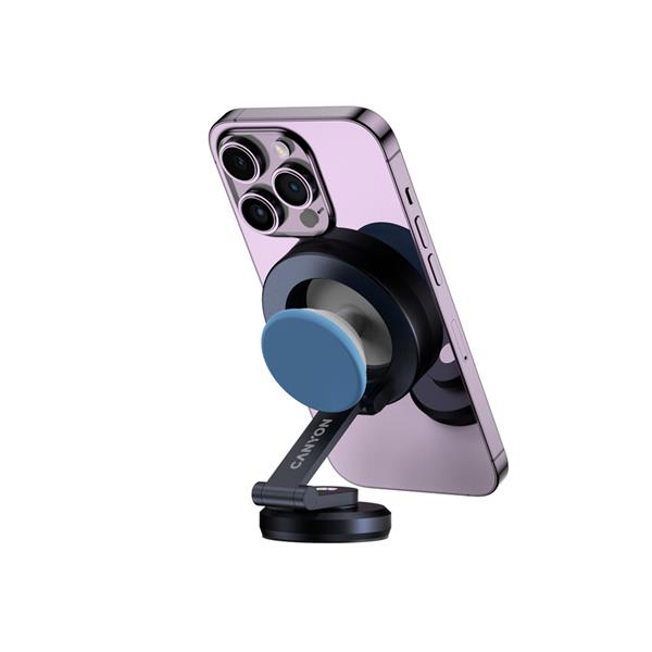 Canyon OnGrip 10, univerz. MagSafe držiak pre smartfóny, s rotáciou  360°, hliníkové telo, 