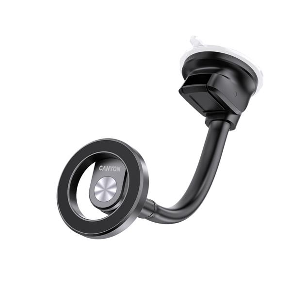 Canyon OnGrip 12, univerz. MagSafe držiak pre smartfóny s flexibilným ramenom a hákom do ventilácie, 360° polohovanie 
