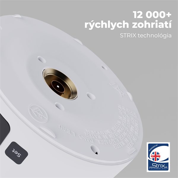 AENO Rychlovarná kanvica EK6 - 1,7l, Strix,dvojité steny, funkcia udržiavania tepla, LEDdisplej,auto vyp 