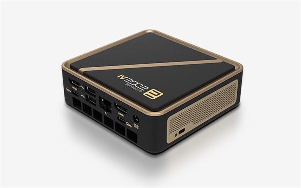 SAPPHIRE EDGE AI 370 Mini PC, AMD Ryzen AI 9 HX 370, Radeon 890M, DDR5, M.2 SSD, WiFi/BT, 2x HDMI, 2x USB-C 4.0 